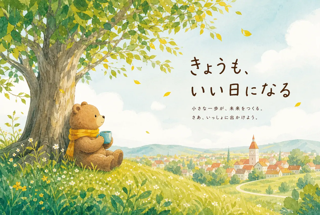 絵本の1ページ / 生成サンプル