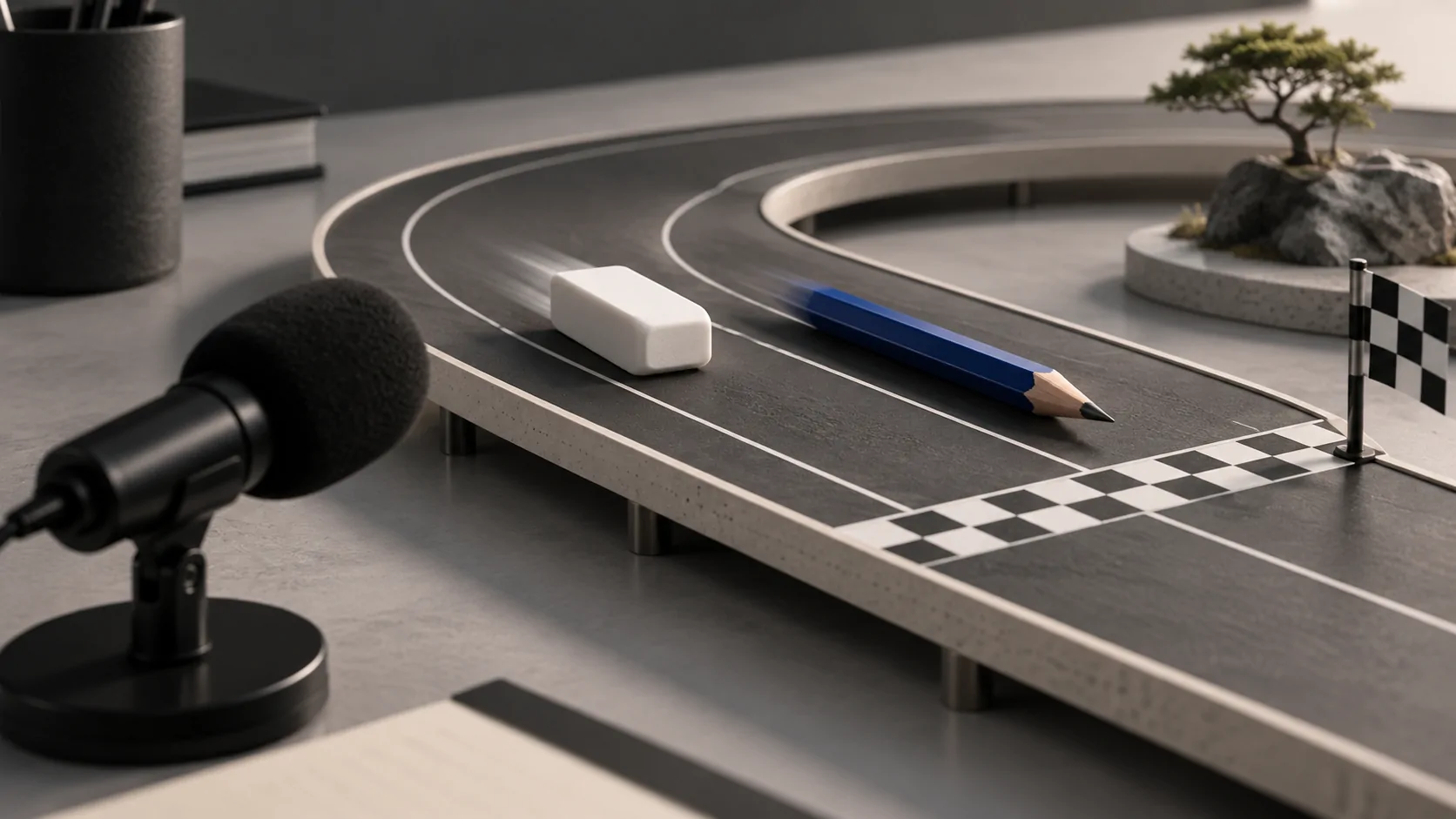 日用品だけが出場する30秒スポーツ実況 / 内容を表すイメージ